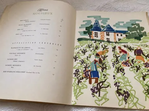 RaymondGID - compagnie generale transatlantique - FRANKRIJK wijnkaart (1) - Papier