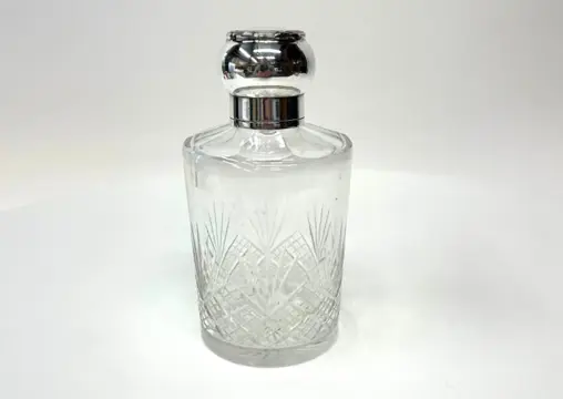 Val Saint Lambert - Antiek VSL toiletset met Wiskeman monturen. (3) - Kristal