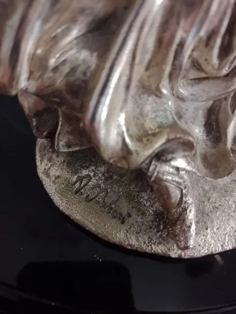 Lamp - Glas, Hout, Verzilverd