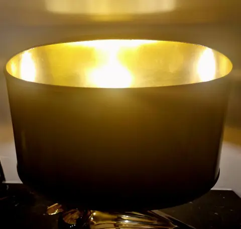 Tafellamp (1) - Art Deco - Aardewerk, Hout