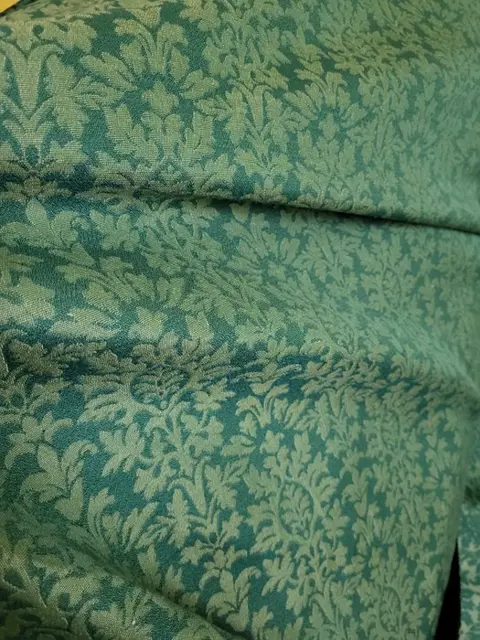 Prachtige Italiaanse Florentia damaststof - 400 x 145 cm - Katoen - Eind 20e eeuw