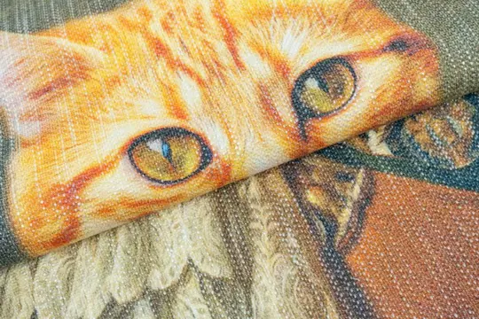 0,77 x 0,54 meter!!! Schitterend wandtapijt in renaissancestijl met een vintage effect - Katoen, ander - 21e eeuw