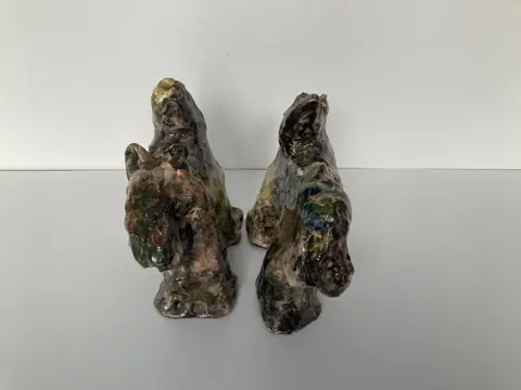 Vintage boekensteunen - Steengoed