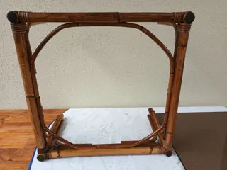 Salontafel - Bamboe en glas