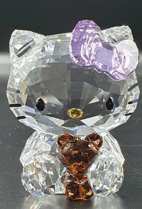 Swarovski - Hello Kitty met beer 1096879 - Hebi de slang 5004618 - in doos (2) - Kristal
