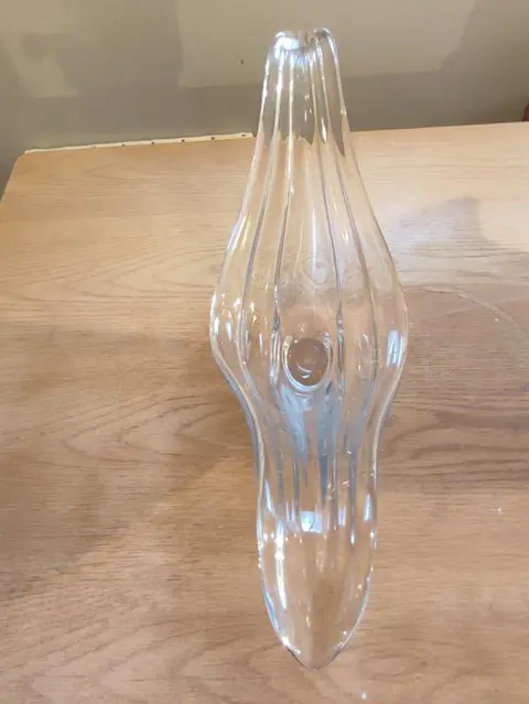 ART VANNES - grote fruitschaal - Kristal