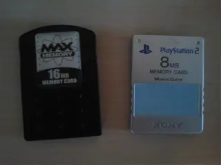 Memory Cards voor Playstation 2
