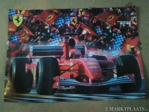 Michael Schumacher poster (Ferrari)
