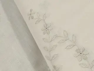 Puur vintage linnen met borduurwerk made in Madeira - 505 x 165 cm - Linnen - jaren 70