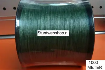Groen 1000Meter gevlochten DYNEEMA vislijn . lijn is 0,20MM