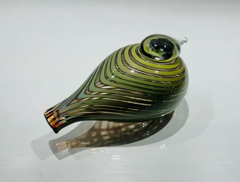 Oiva Toikka - Iittala - Vogelbeeldje "Pajulintu” - Glas