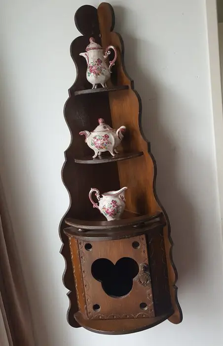 Oud Hollands Hang Hoekkastje (1) - Hout