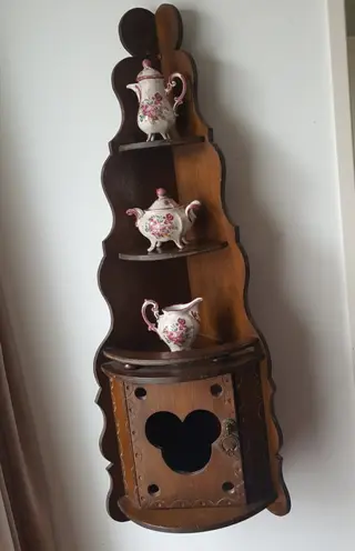 Oud Hollands Hang Hoekkastje (1) - Hout