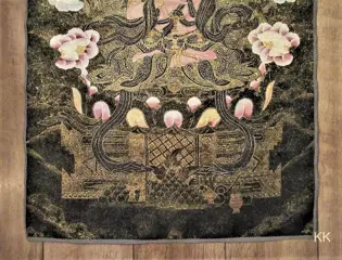 Thangka - nieuw - Boeddhisme - origineel Nepal - Bodhisattva - Witte Tarra - zijde/katoen/gouddraad