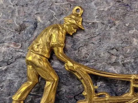 Messing wandhanger (1) - Messing