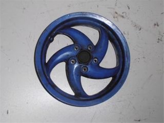 Achtervelg gilera runner 50 schijf ot blauw 2eh