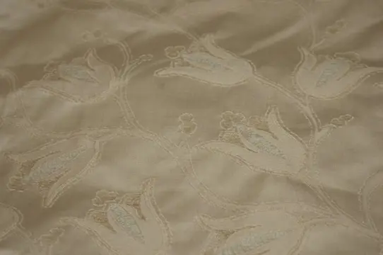 300x140 cm - Moderne Lampas Tulips-stof van SanLeucio 1789 - Katoen, chenille, viscose - 21e eeuw