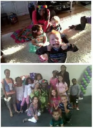 Kinderfeest, Clown, Schmink, Poppenkast, Goochelen etc