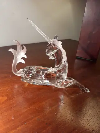 Martin Zendron - Swarovski - SCS - Jaarlijkse uitgave 1996 - Eenhoorn - 191727 - In doos (1) - Kristal