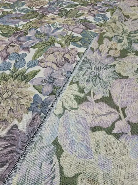 Prachtige gobelin brokaatstof gemaakt in Italië - 460 x 118 cm - Katoen - Eind 20e eeuw