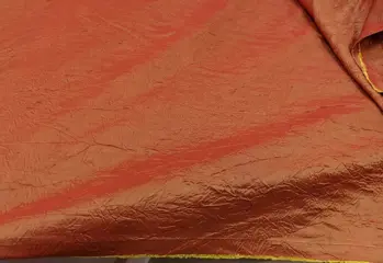 Dubbele breedte gerimpelde taftstof - 670 x 290 cm - Taft - Eind 20e eeuw