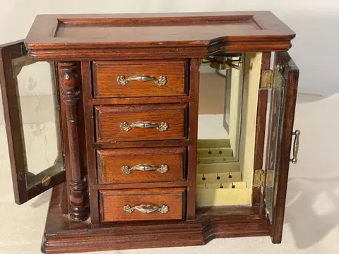 BEIAARD SIERADENHOUDER (1) - Glas, Hout