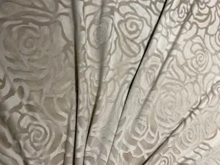 640x140cm - kostbaar duifgrijs dèvorè zijdefluweel - Modern - Hars/polyester, Zijde - 21e eeuw