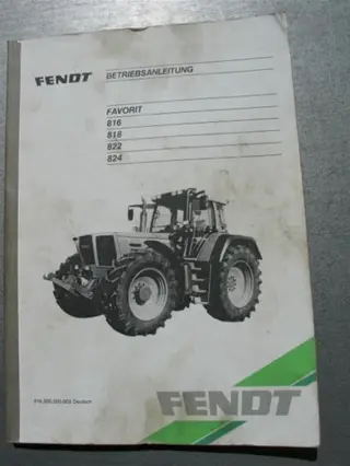 Manual Fendt 816 / 818 / 822 / 824