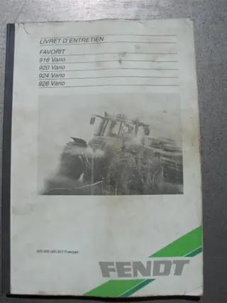 Manual Fendt 916 / 920 / 924 / 926