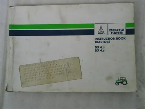 Manual Deutz DX 4.31 / DX 4.51