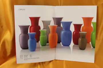 Carlo Nason - Nason/Murano.com - Grote opaalvaas (36 cm) - Glas