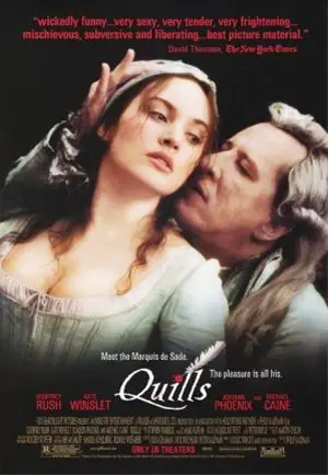 QUILLS filmposter.