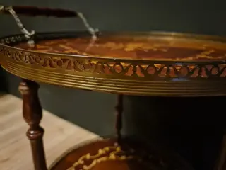 Serveerwagen - Hout, Messing