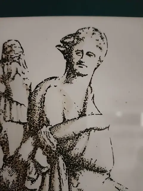 Piero Fornasetti - Ceramica Bardelli Milano - Tegel (1) - Keramiek