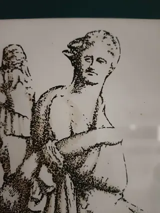 Piero Fornasetti - Ceramica Bardelli Milano - Tegel (1) - Keramiek