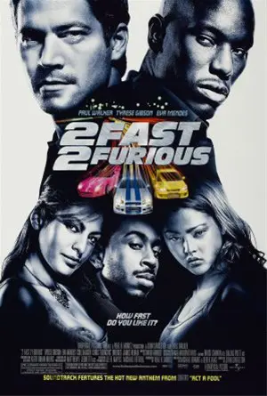 2 FAST 2 FURIOUS filmposter.