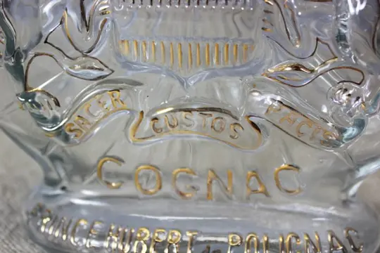 COGNAC Prince Hubert de Polignac - Fles met dop (3) - Glas, Keramiek
