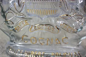 COGNAC Prince Hubert de Polignac - Fles met dop (3) - Glas, Keramiek