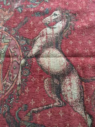 Groot hertogdom Norfolk wapen wandtapijt 1.85mx1.30m - Textiel