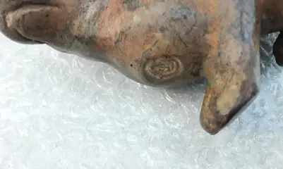 P. Chenet Foundry - Statue - Rabbit - 13 cm - Brons