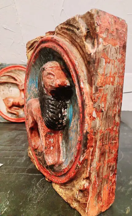 Twee muur of stills, 3D (2) - Hout