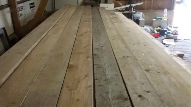 Gebruikt en nieuwe steigerhout te koop €2/ mtr