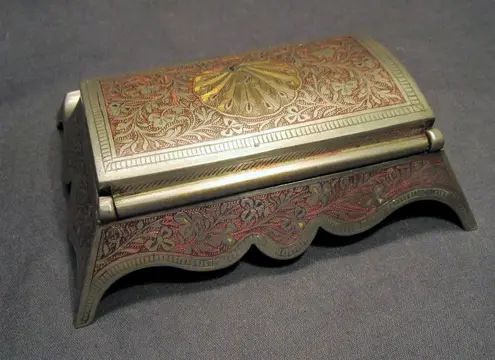 Inktstel - Brons (verguld/verzilverd/gepatineerd/koud geschilderd), Messing