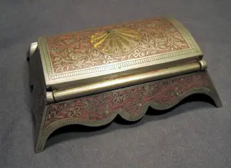 Inktstel - Brons (verguld/verzilverd/gepatineerd/koud geschilderd), Messing