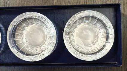 Val Saint Lambert - Ashtrays/Bowls (4) - Kristal