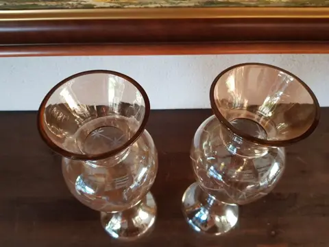 Mooie Venetiaanse Vazen - 1950-1959 - - Glas