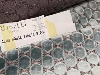 Rubelli Venezia voor Club House hoog gewicht - 310 X 140 CM - Zijde Viscose Polyester - 21e eeuw