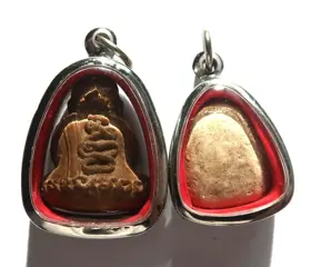 Kloosterbescherming Reliquaries - trekt geluk aan - Terracotta, Phra Pitta/Phra Pidta - Bescherming tegen het kwaad