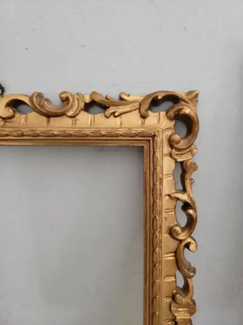 Collage goud gepatineerde oude lijsten fotolijsten (8) - hout kunststof glaa