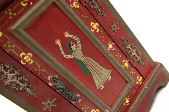 Handpainted - Kast - Hout